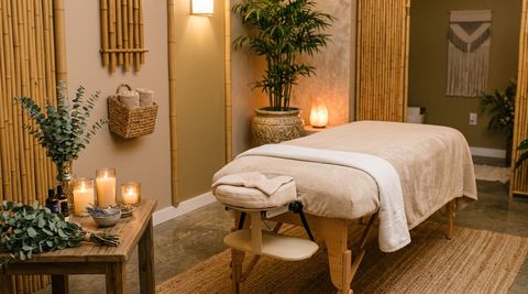 Illustration of B&C Day Spa, massage spa in San Marcos, TX